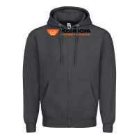 Smoke suitable-yoshinoya-worn Zipper Hoodie - linhVisuals