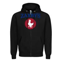 Black suitable-zaxby's-worn Zipper Hoodie - linhVisuals