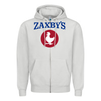 Dove Grey suitable-zaxby's-worn Zipper Hoodie - linhVisuals