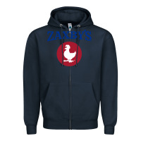 Navy suitable-zaxby's-worn Zipper Hoodie - linhVisuals