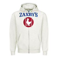 Oatmeal Heather suitable-zaxby's-worn Zipper Hoodie - linhVisuals