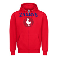 Red suitable-zaxby's-worn Zipper Hoodie - linhVisuals