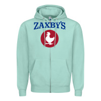 Seafoam suitable-zaxby's-worn Zipper Hoodie - linhVisuals