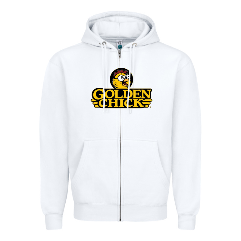 Suitable-golden-chick-worn Zipper Hoodie by linhVisuals | Teevron