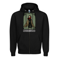 Black neko case clässic Zipper Hoodie - linhVisuals