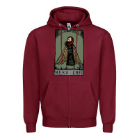 Burgundy neko case clässic Zipper Hoodie - linhVisuals