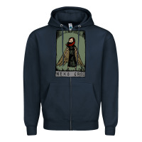 Navy neko case clässic Zipper Hoodie - linhVisuals