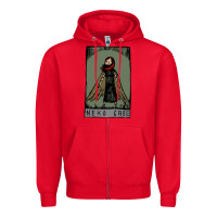 Red neko case clässic Zipper Hoodie - linhVisuals