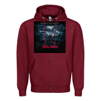 Burgundy STURGILL SIMPSONS RM 2 Zipper Hoodie - linhVisuals