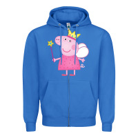 True Royal pig Zipper Hoodie - linhVisuals