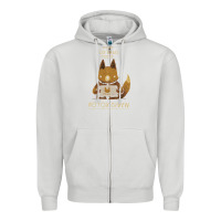 Dove Grey fox news new Zipper Hoodie - linhVisuals
