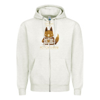 Oatmeal Heather fox news new Zipper Hoodie - linhVisuals