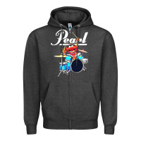 The Muppet Show Animal Playing Pearl Drums Zipper Hoodie | Teevron