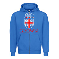 True Royal brown university Zipper Hoodie - linhVisuals