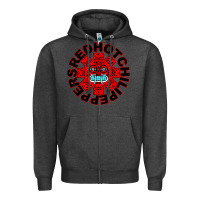 Charcoal Heather r.e.d h.o.t c.h.i.l.i p.e.p.p.e.r.s t shirt Zipper Hoodie - linhVisuals