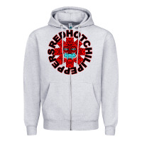 Heather Grey r.e.d h.o.t c.h.i.l.i p.e.p.p.e.r.s t shirt Zipper Hoodie - linhVisuals