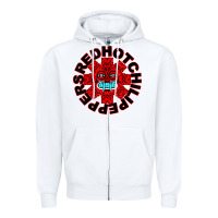 White r.e.d h.o.t c.h.i.l.i p.e.p.p.e.r.s t shirt Zipper Hoodie - linhVisuals