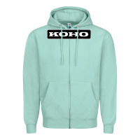 Seafoam Koho Zipper Hoodie - linhVisuals