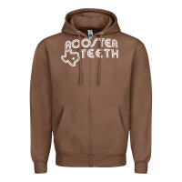Chestnut rooster teeth Zipper Hoodie - linhVisuals