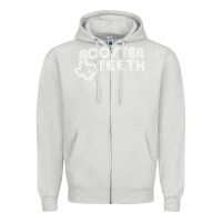 Dove Grey rooster teeth Zipper Hoodie - linhVisuals