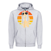 Heather Grey retro basset hound t shirt men women kids gift t shirt Zipper Hoodie - linhVisuals