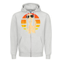 Dove Grey retro basset hound t shirt men women kids gift t shirt Zipper Hoodie - linhVisuals