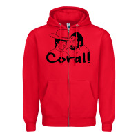 Red the walking dead  coral Zipper Hoodie - linhVisuals