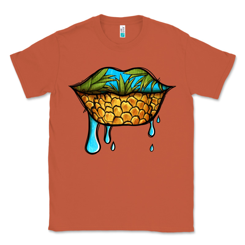 Summer Vibes Pineapple Lips Classic Tee by Jasminsmagicworld | Teevron