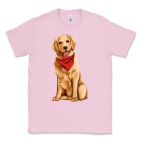 Bubblegum Pink golden retriever Classic Tee - Artiststas