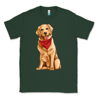 Sports Green golden retriever Classic Tee - Artiststas