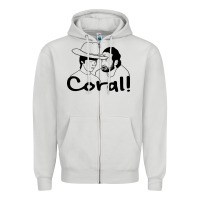 Dove Grey the walking dead  coral Zipper Hoodie - linhVisuals