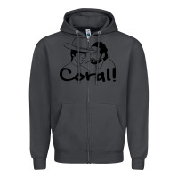 Smoke the walking dead  coral Zipper Hoodie - linhVisuals
