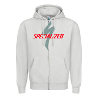 Dove Grey Specialized Bikes Bicycle Zipper Hoodie - linhVisuals