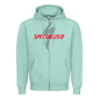 Seafoam Specialized Bikes Bicycle Zipper Hoodie - linhVisuals