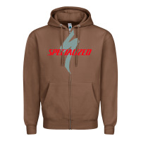 Chestnut Specialized Bikes Bicycle Zipper Hoodie - linhVisuals