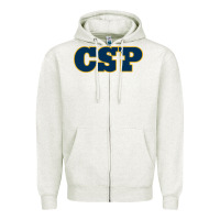 Oatmeal Heather CSP, concordia university st paul, apparel Zipper Hoodie - linhVisuals
