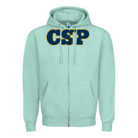 Seafoam CSP, concordia university st paul, apparel Zipper Hoodie - linhVisuals