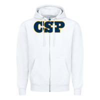 White CSP, concordia university st paul, apparel Zipper Hoodie - linhVisuals