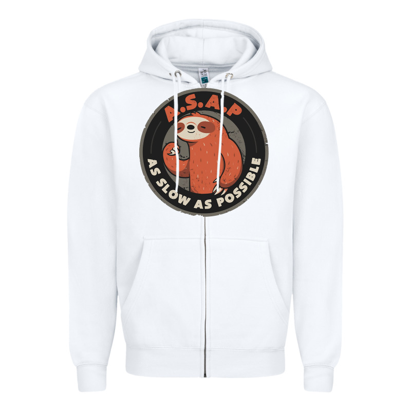 As Slow As Possible Zipper Hoodie by linhVisuals | Teevron