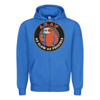 True Royal as slow as possible Zipper Hoodie - linhVisuals