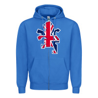 True Royal great britain national Zipper Hoodie - linhVisuals