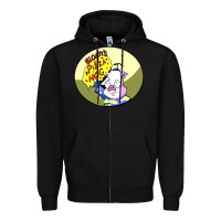 Bloaty Pizza Hog Zipper Hoodie | Teevron