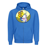 True Royal bloaty pizza hog Zipper Hoodie - linhVisuals