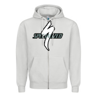 Dove Grey Specialized Bikes Bicycle Zipper Hoodie - linhVisuals