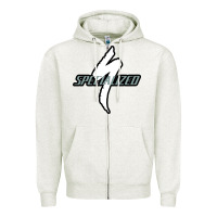Oatmeal Heather Specialized Bikes Bicycle Zipper Hoodie - linhVisuals