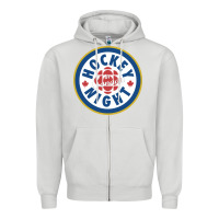 Dove Grey hockey night in canada 1 Zipper Hoodie - linhVisuals