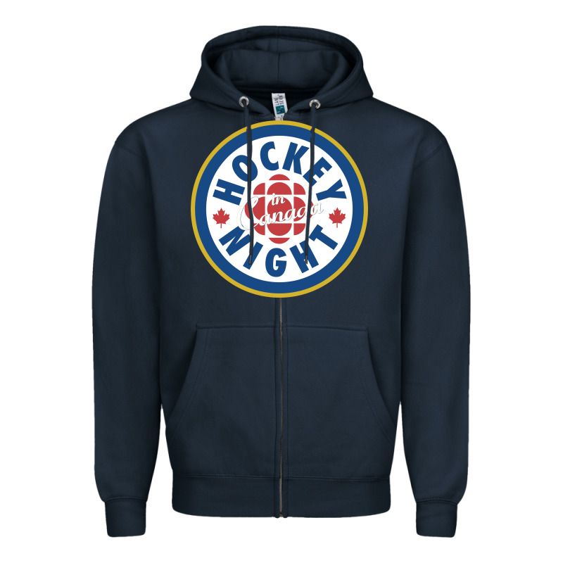 Hockey Night In Canada 1 Zipper Hoodie by linhVisuals | Teevron