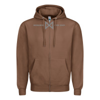 Chestnut monarch eyes only Zipper Hoodie - linhVisuals