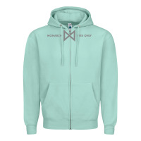Seafoam monarch eyes only Zipper Hoodie - linhVisuals