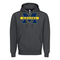 Smoke michigan Zipper Hoodie - linhVisuals
